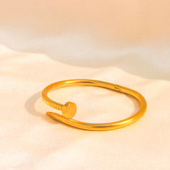 Spectacular Nail Wrap Bangle Goldena