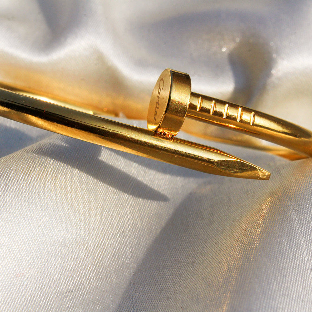 Spectacular Nail Wrap Bangle Goldena