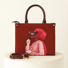 Maroon Canvas Dual Bag