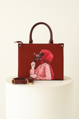 Maroon Canvas Dual Bag