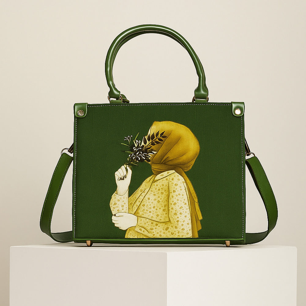 Green Canvas Dual Bag