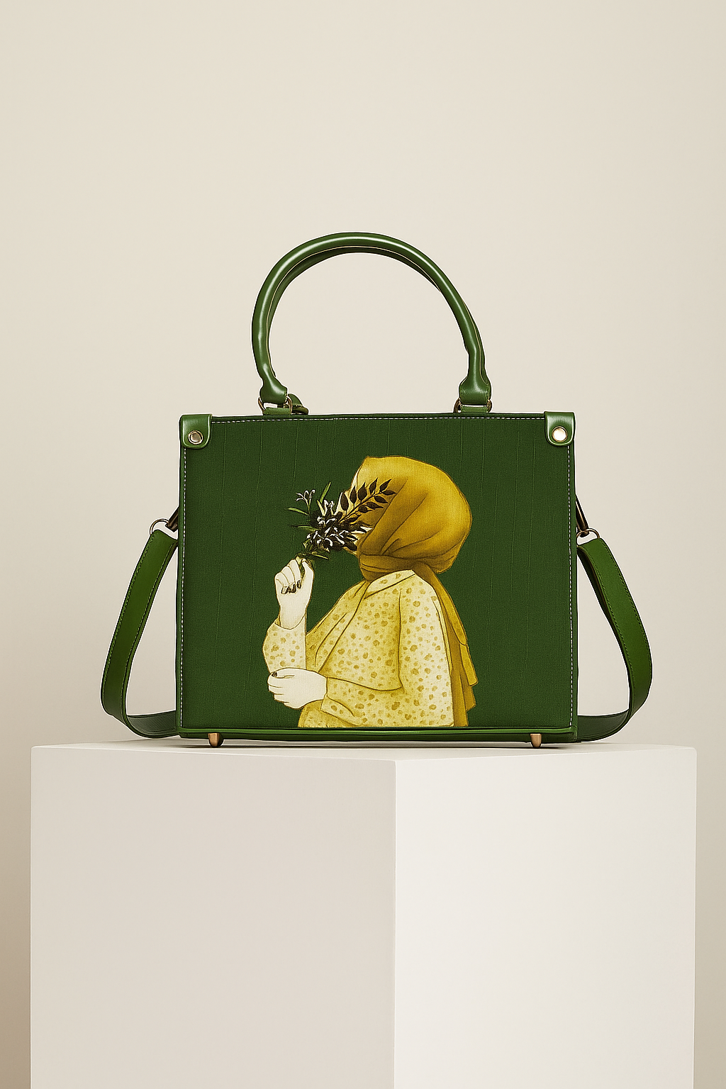 Green Canvas Dual Bag