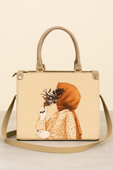 Light Beige Canvas Dual Bag