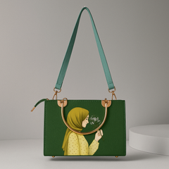 Green Canvas Crossbody Bag