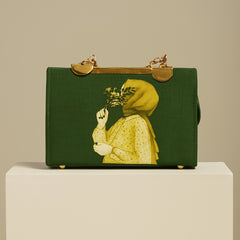 Green Canvas Crossbody Bag