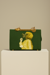 Green Canvas Crossbody Bag